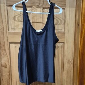 Ricki's Black Satin Scoop Neck Camisole